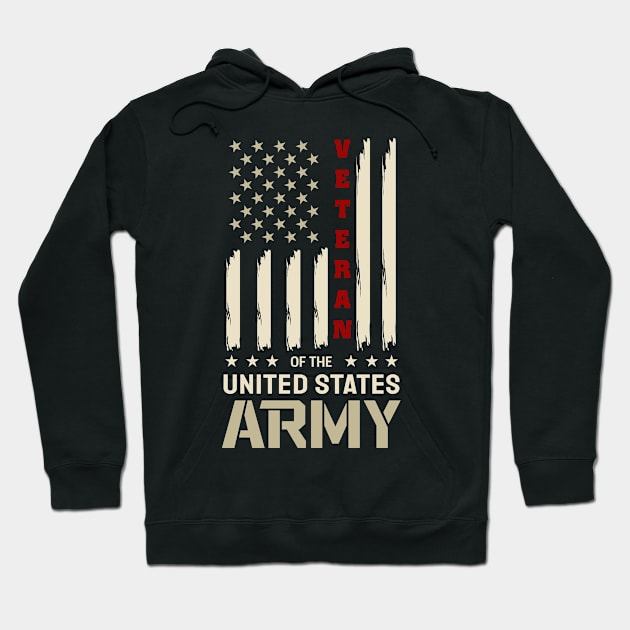 Veteran Of The United States Army Hoodie by Barang Alus